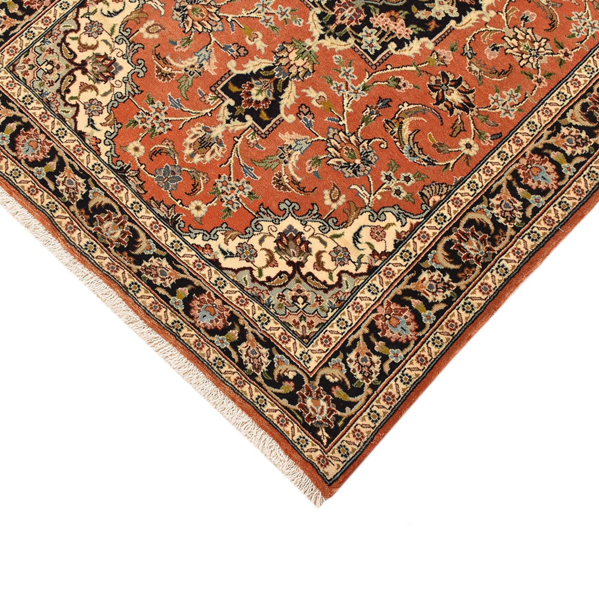 Perser Rug - Keshan - 110 x 77 cm - orange