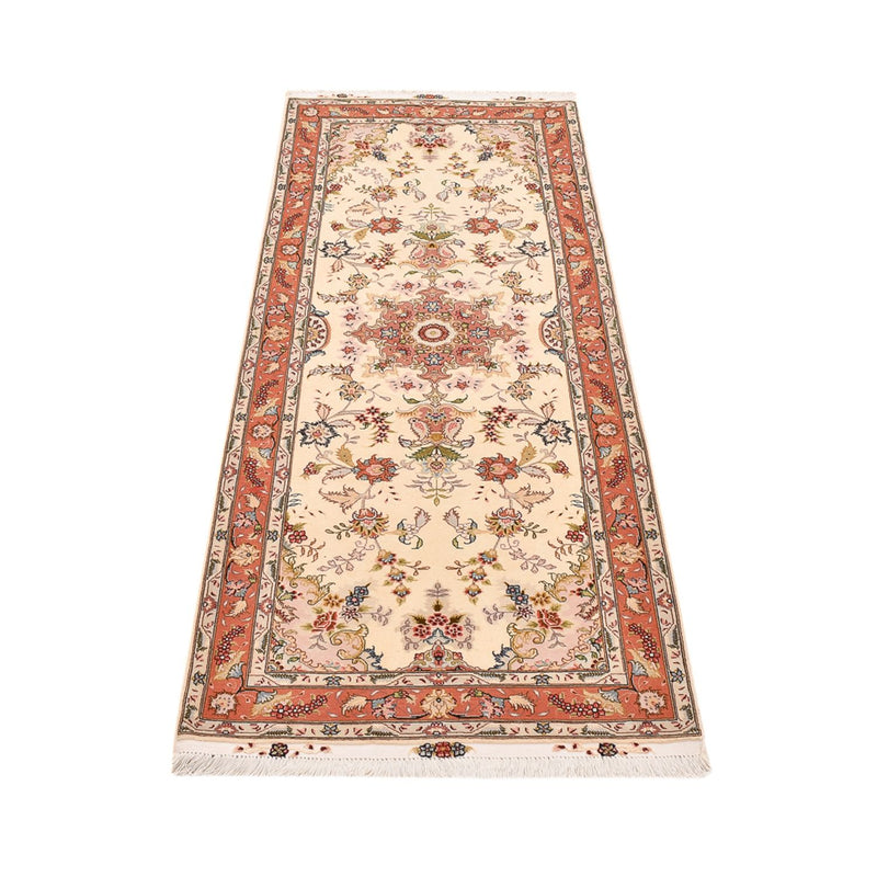 Runner Perser Rug - Tabriz - Royal - 197 x 80 cm - beige