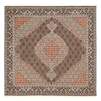 Perser Rug - Tabriz - Royal square  - 202 x 198 cm - brown