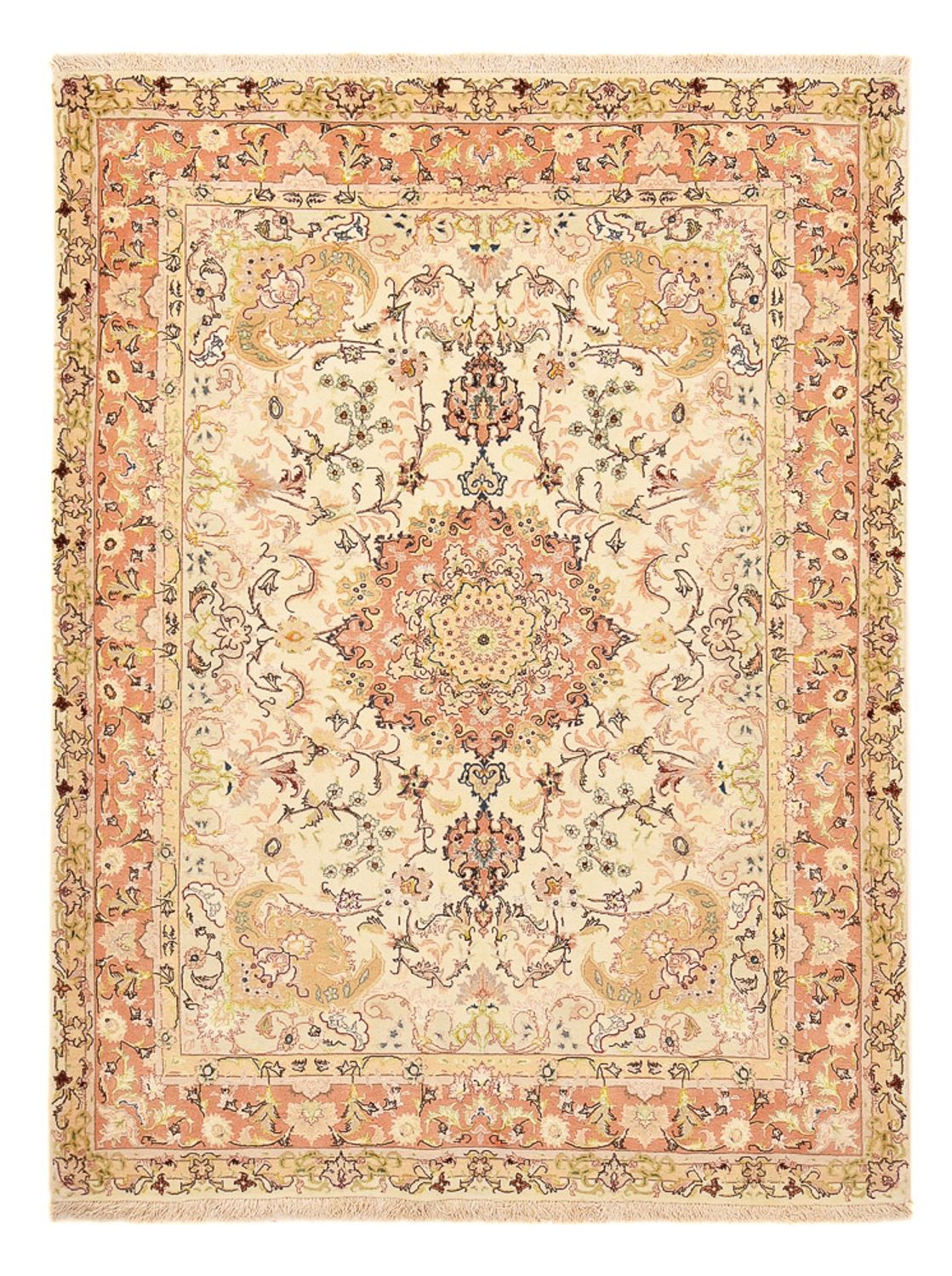 Perser Rug - Tabriz - Royal - 210 x 153 cm - light beige