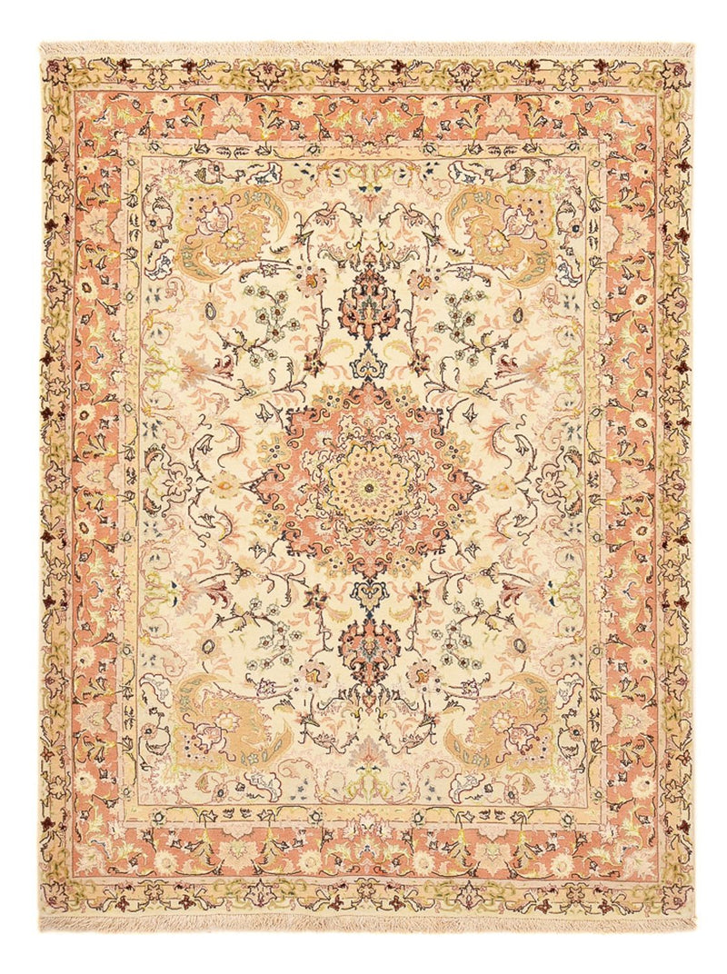 Perser Rug - Tabriz - Royal - 210 x 153 cm - light beige