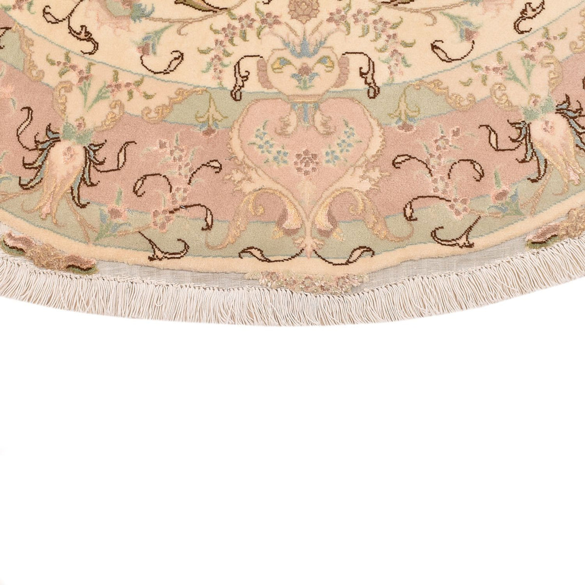 Perser Rug - Tabriz - Royal round  - 150 x 150 cm - beige