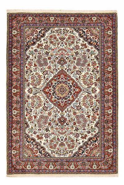 Bidjar Rug 136x208cm - Persian Rugs - cream