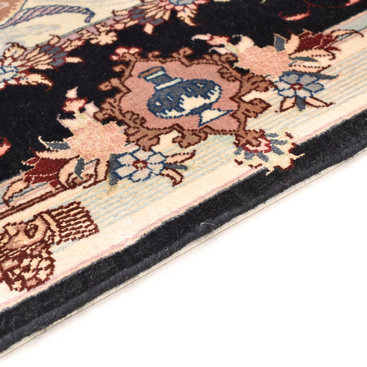 Tabriz - 50 Raj Rug 90x60cm - Persian Rugs