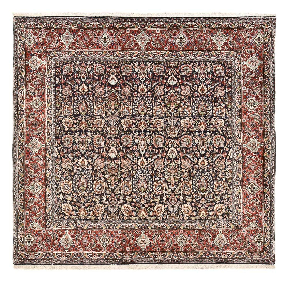 Perser Rug - Bidjar square  - 206 x 200 cm - rust