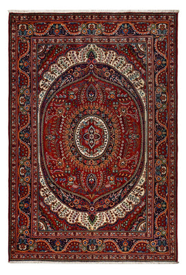 Perser Rug - Nomadic - 300 x 204 cm - dark red
