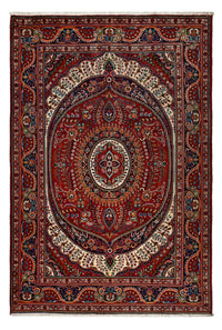 Perser Rug - Nomadic - 300 x 204 cm - dark red