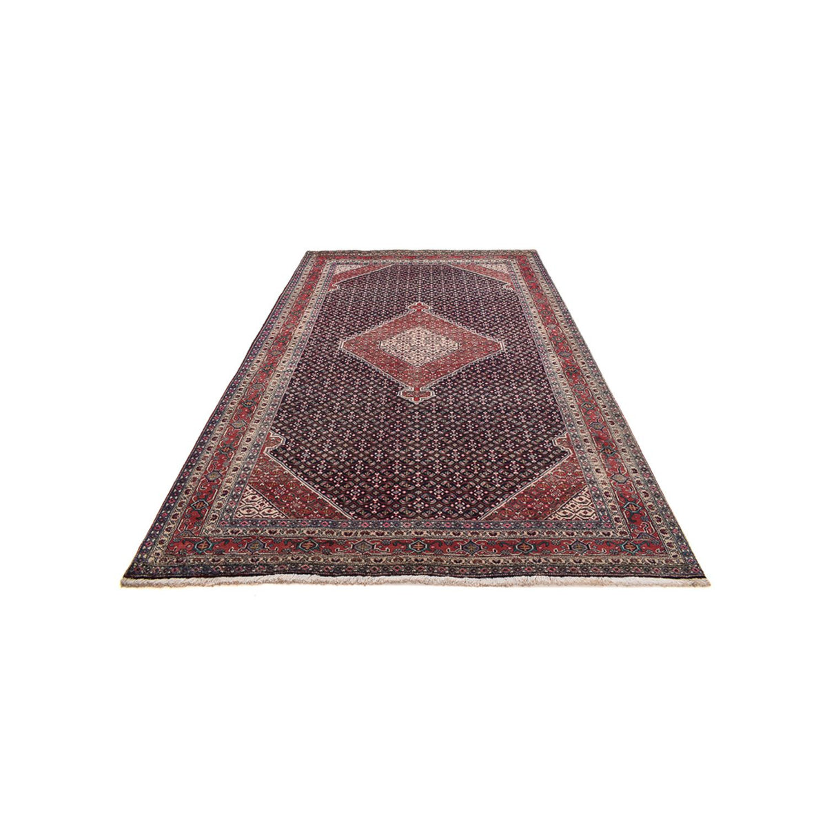Perser Rug - Nomadic - 304 x 199 cm - bordeaux red