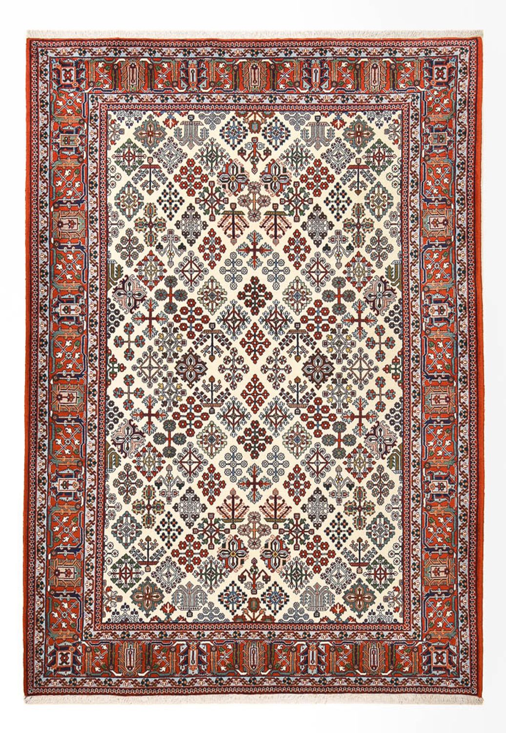Perser Rug - Nomadic - 246 x 170 cm - cream