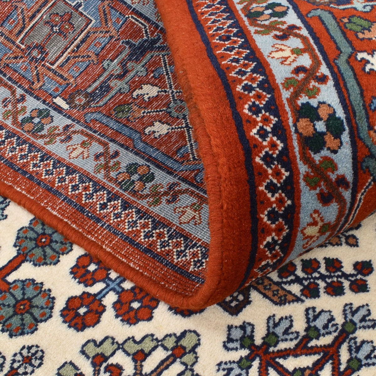 Perser Rug - Nomadic - 246 x 170 cm - cream