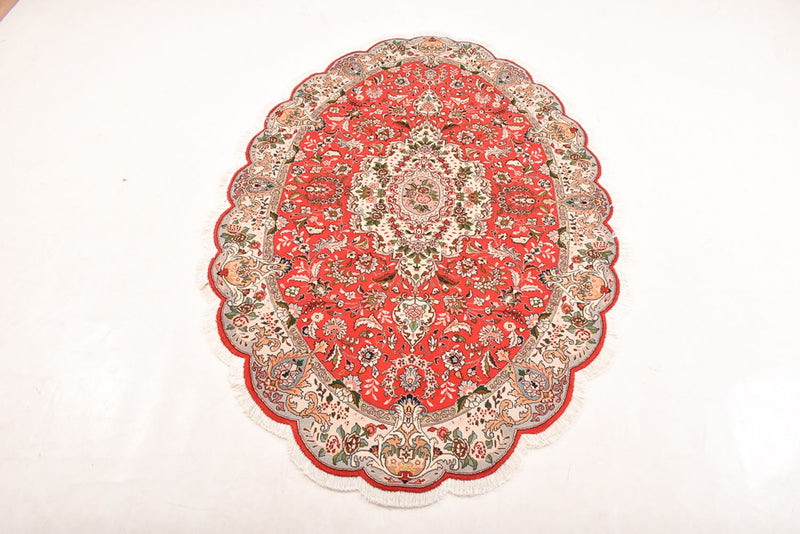 Perser Rug - Tabriz - Royal - 205 x 130 cm - red