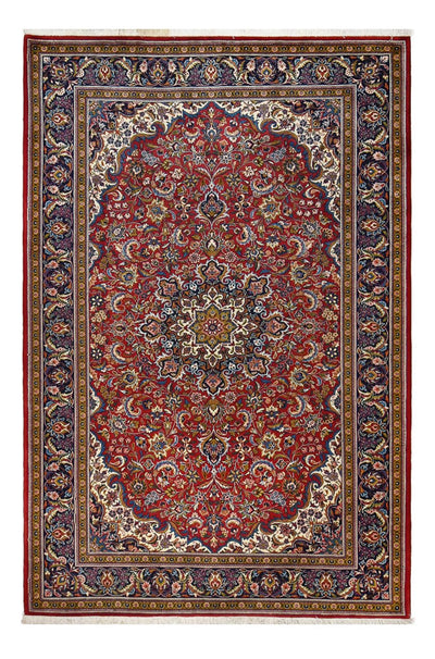 Sarouk Rug 200x302cm - Persian Rugs - dark red