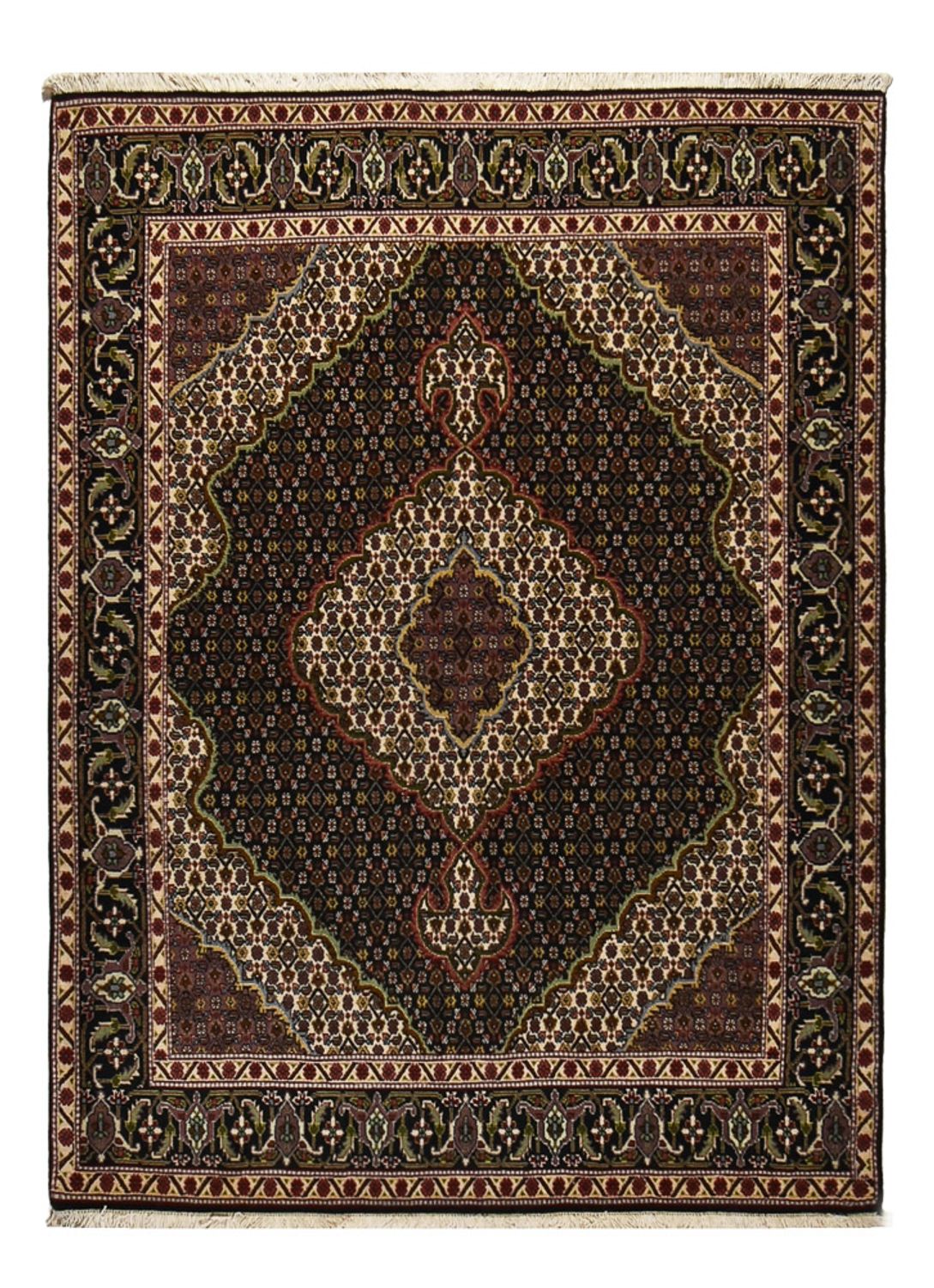 Perser Rug - Tabriz - Royal - 202 x 150 cm - dark brown