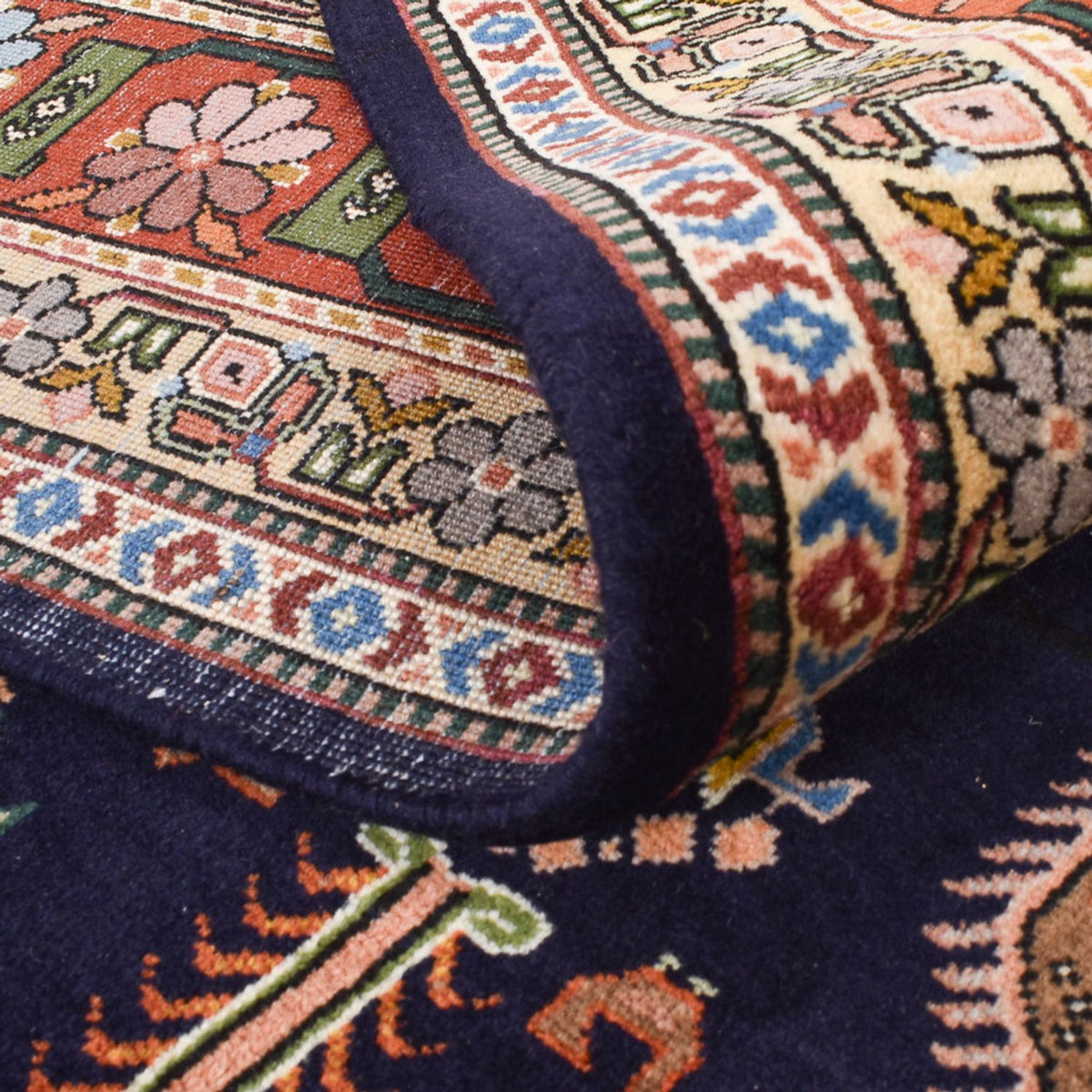 Ziegler Rug - Bakhtiari - 252 x 180 cm - dark blue