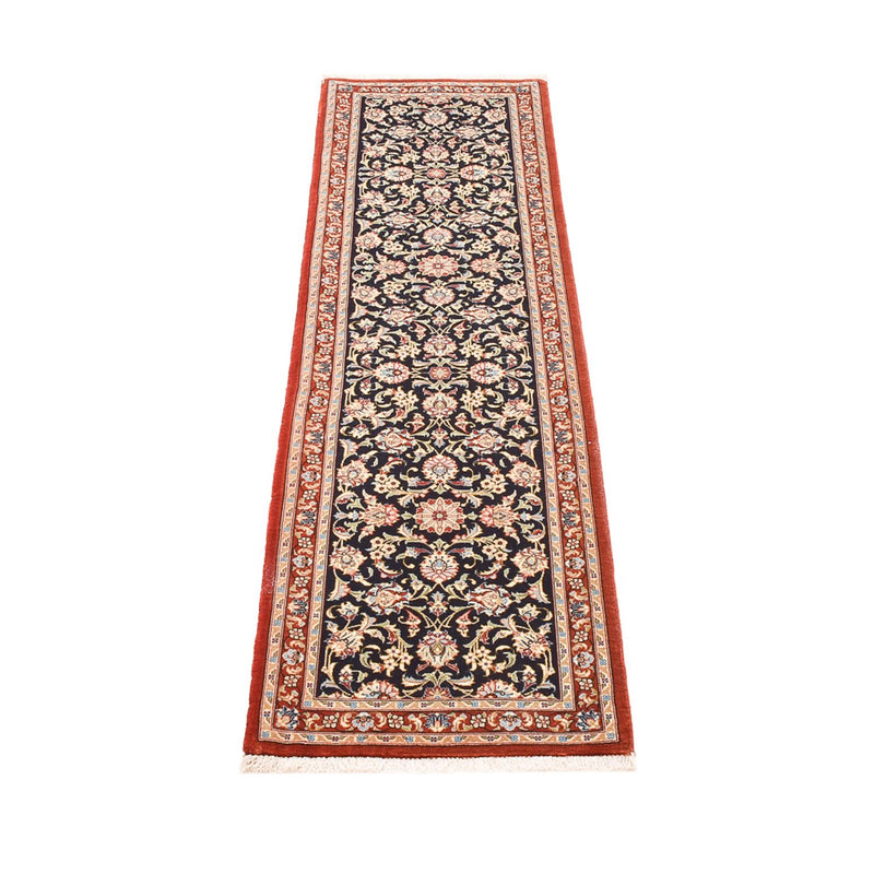 Runner Perser Rug - Ghom - Royal - 196 x 54 cm - dark blue