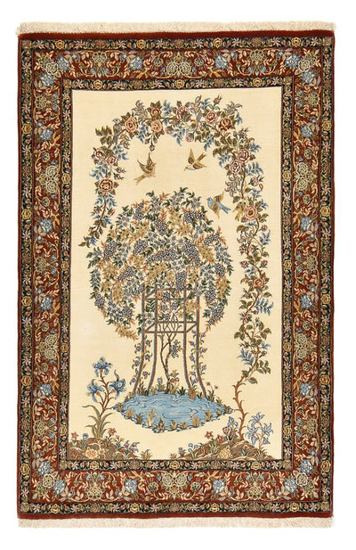 Ilam Rug 129x201cm - Persian Rugs - light beige