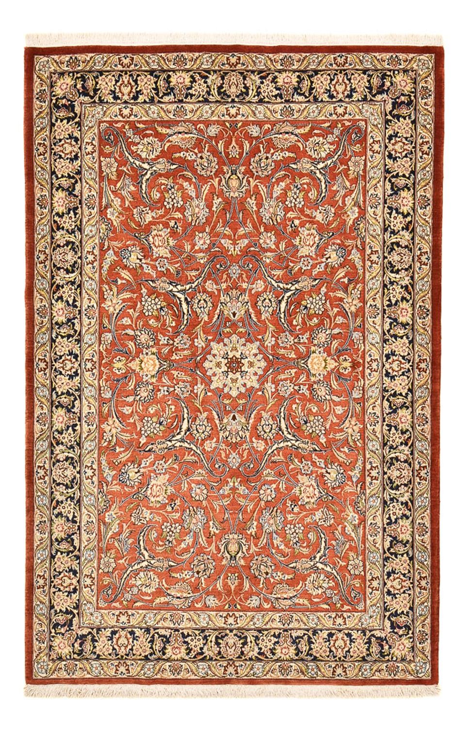 Perser Rug - Ghom - Royal - 207 x 134 cm - red