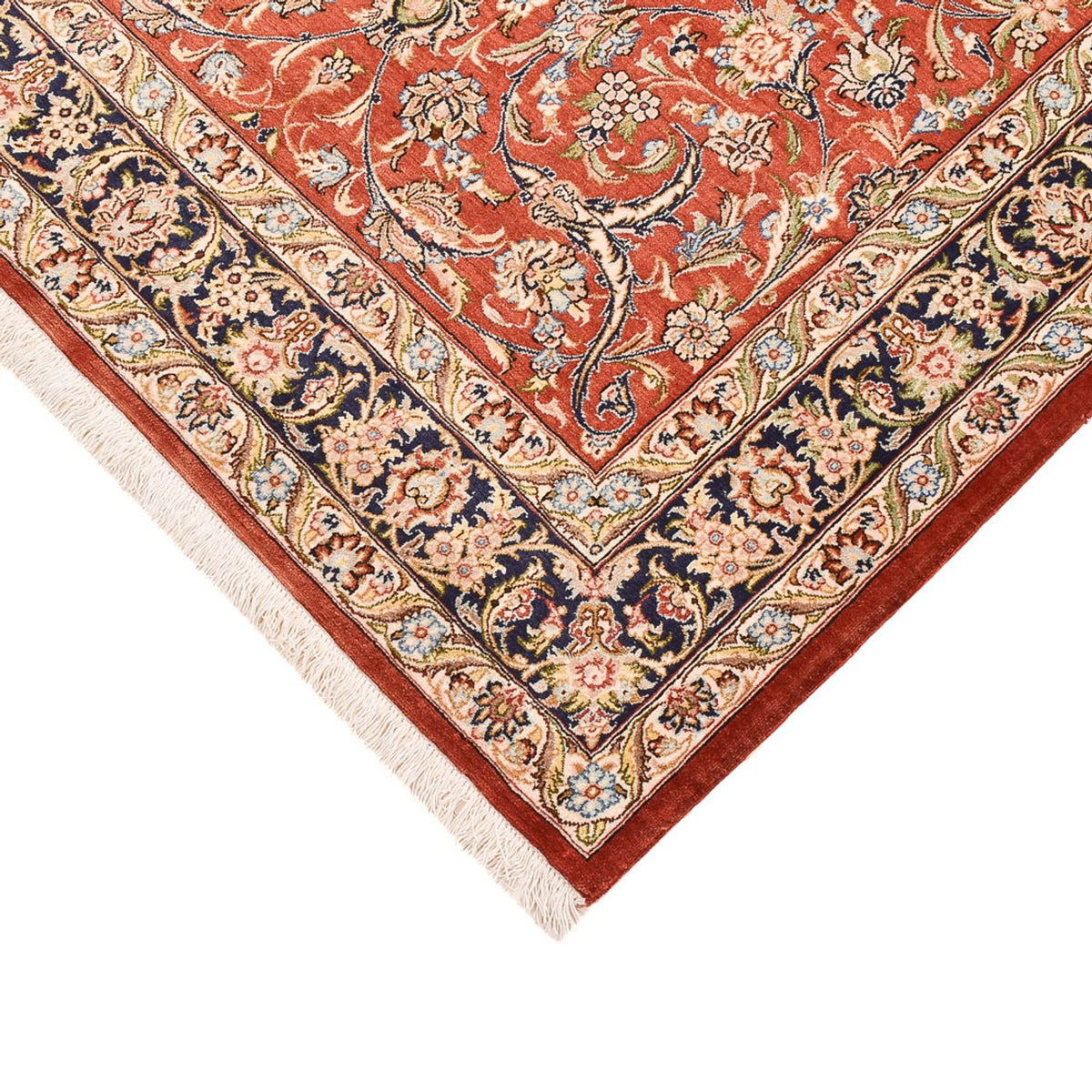 Perser Rug - Ghom - Royal - 207 x 134 cm - red