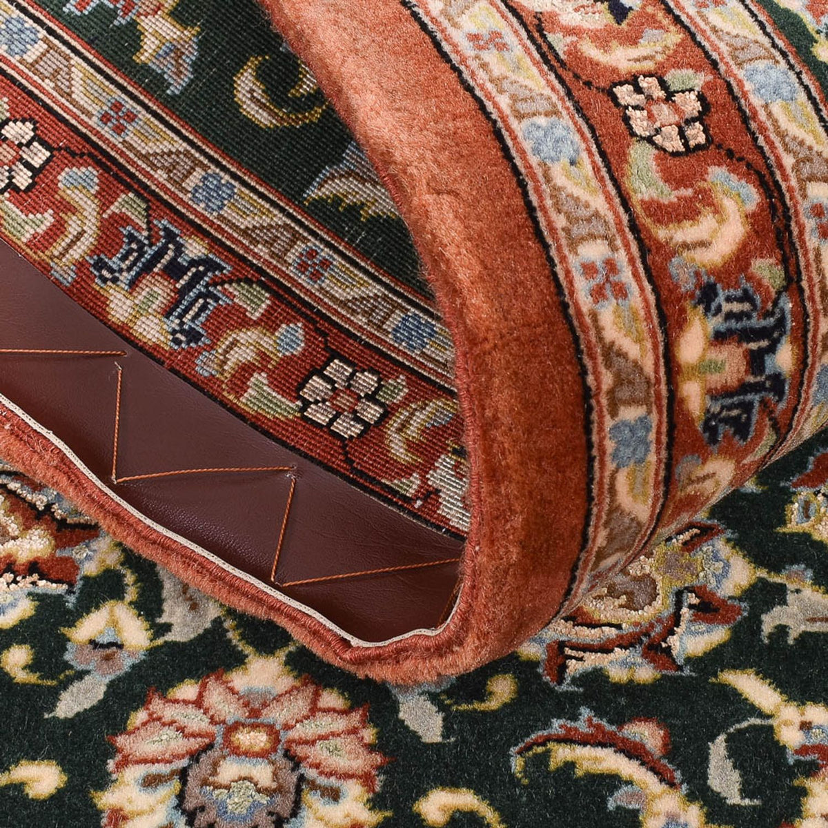 Runner Perser Rug - Ghom - Royal - 202 x 56 cm - dark blue