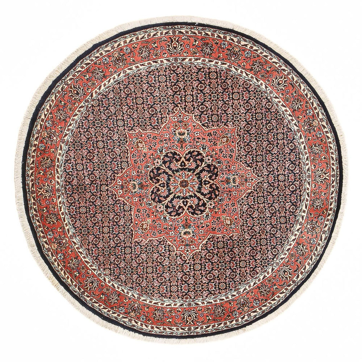 Perser Rug - Bidjar round  - 155 x 155 cm - dark red