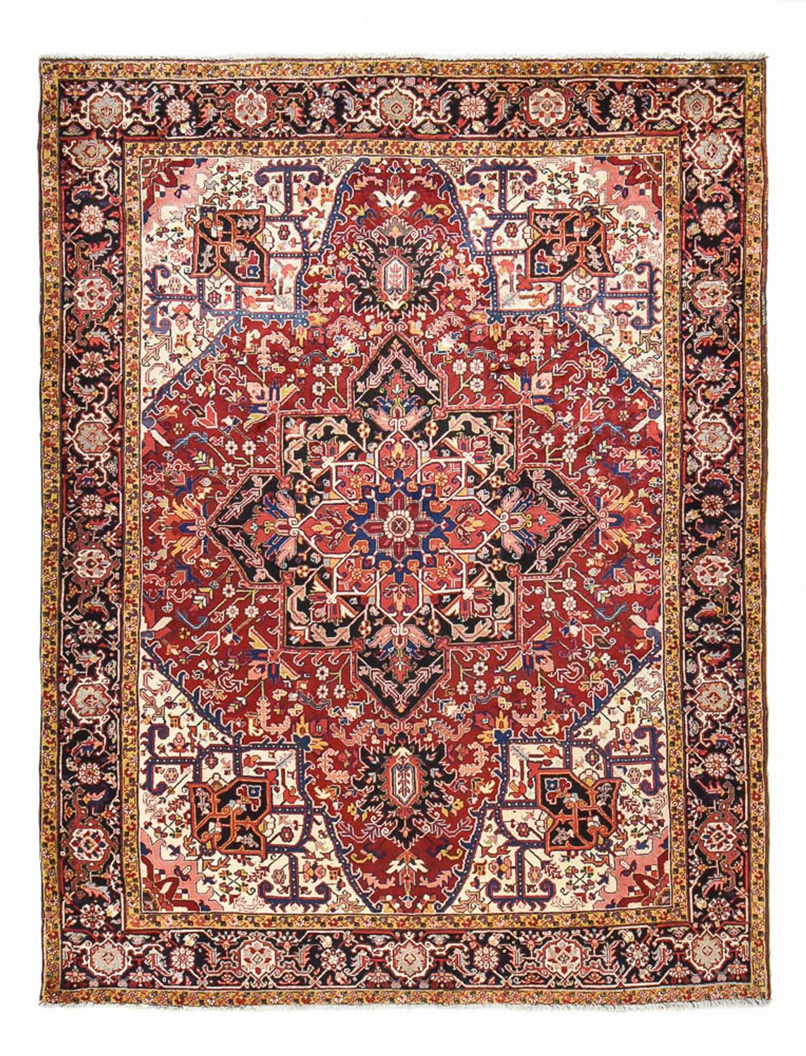 Perser Rug - Nomadic - 335 x 255 cm - bordeaux red