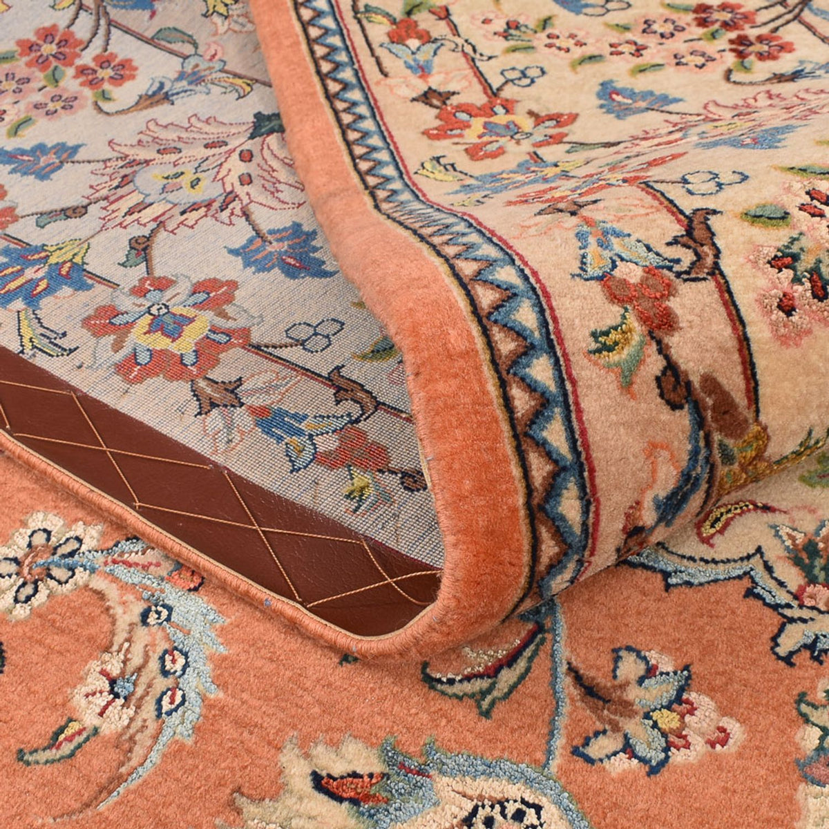 Perser Rug - Ghom - Royal - 255 x 201 cm - terracotta