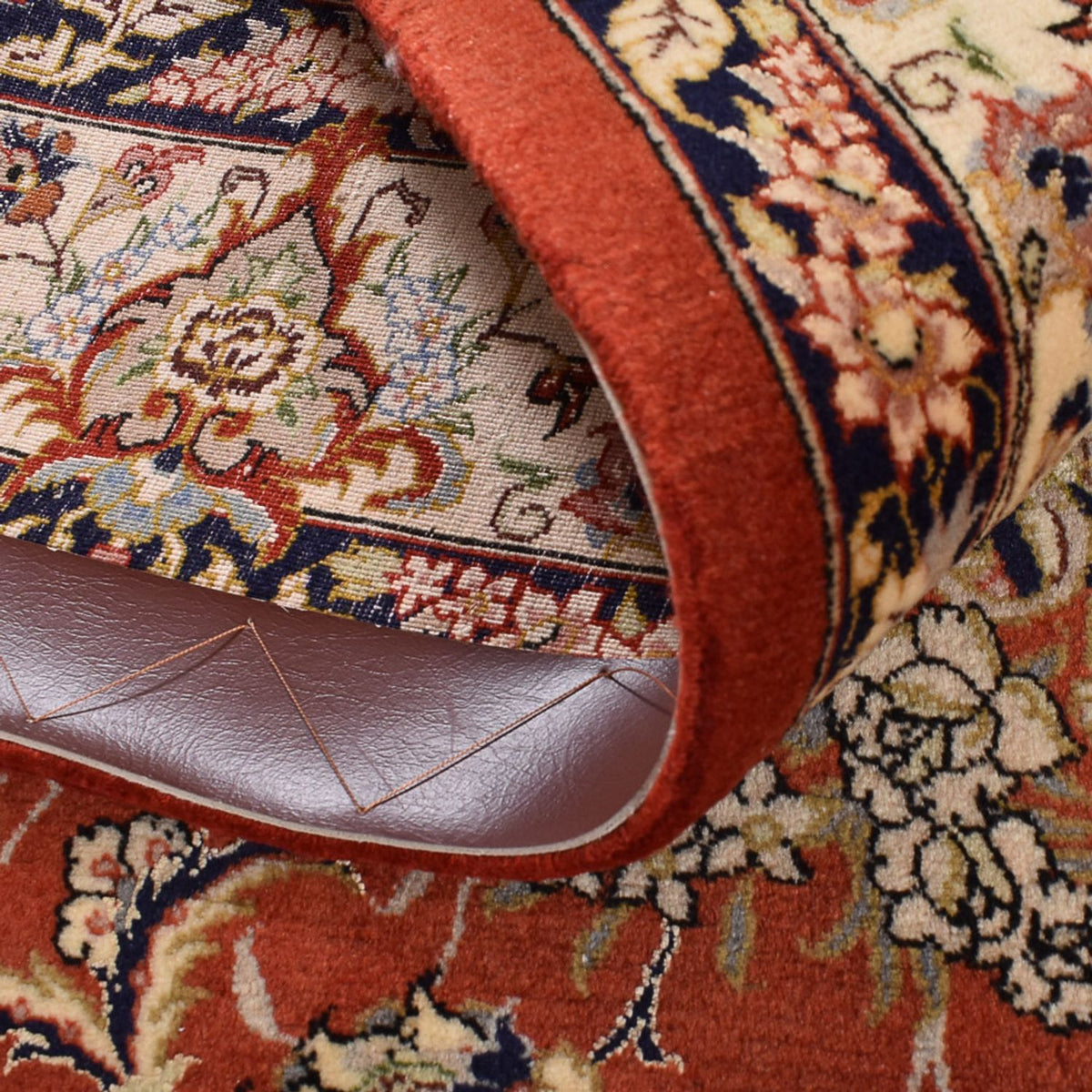 Perser Rug - Ghom - Royal - 205 x 138 cm - red