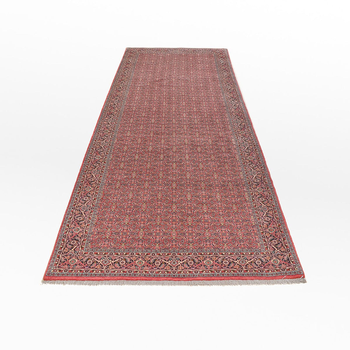 Runner Perser Rug - Bidjar - 393 x 152 cm - rust