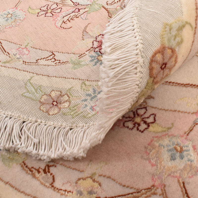 Perser Rug - Tabriz - Royal round  - 143 x 143 cm - salmon