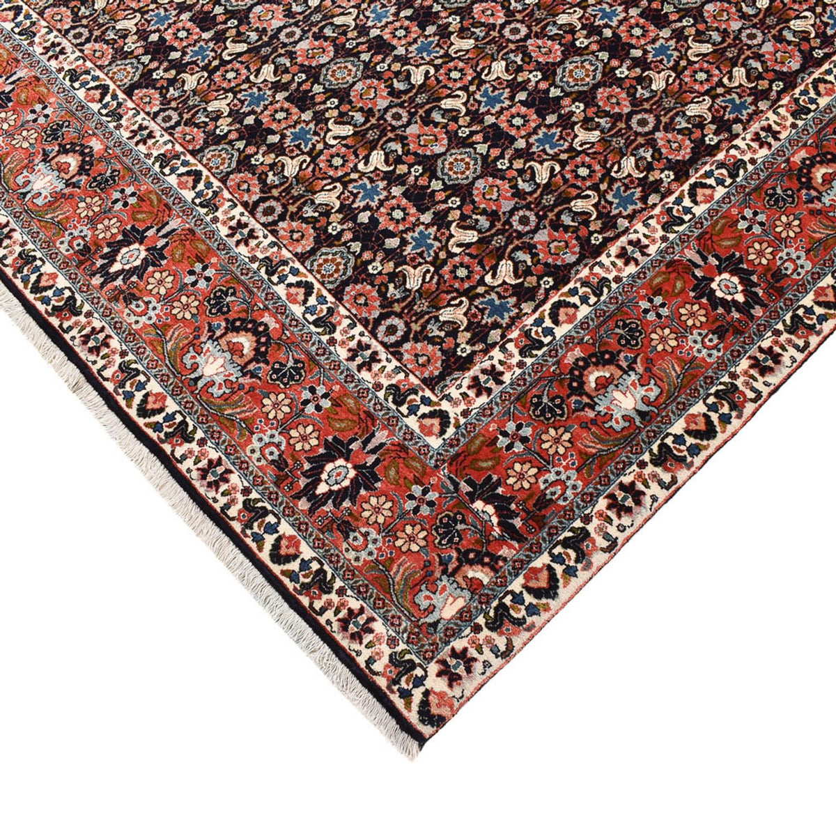 Perser Rug - Bidjar square  - 254 x 243 cm - dark red