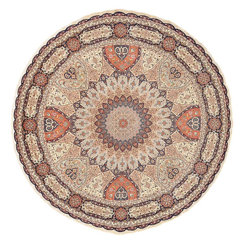 Perser Rug - Tabriz - Royal round  - 312 x 312 cm - beige