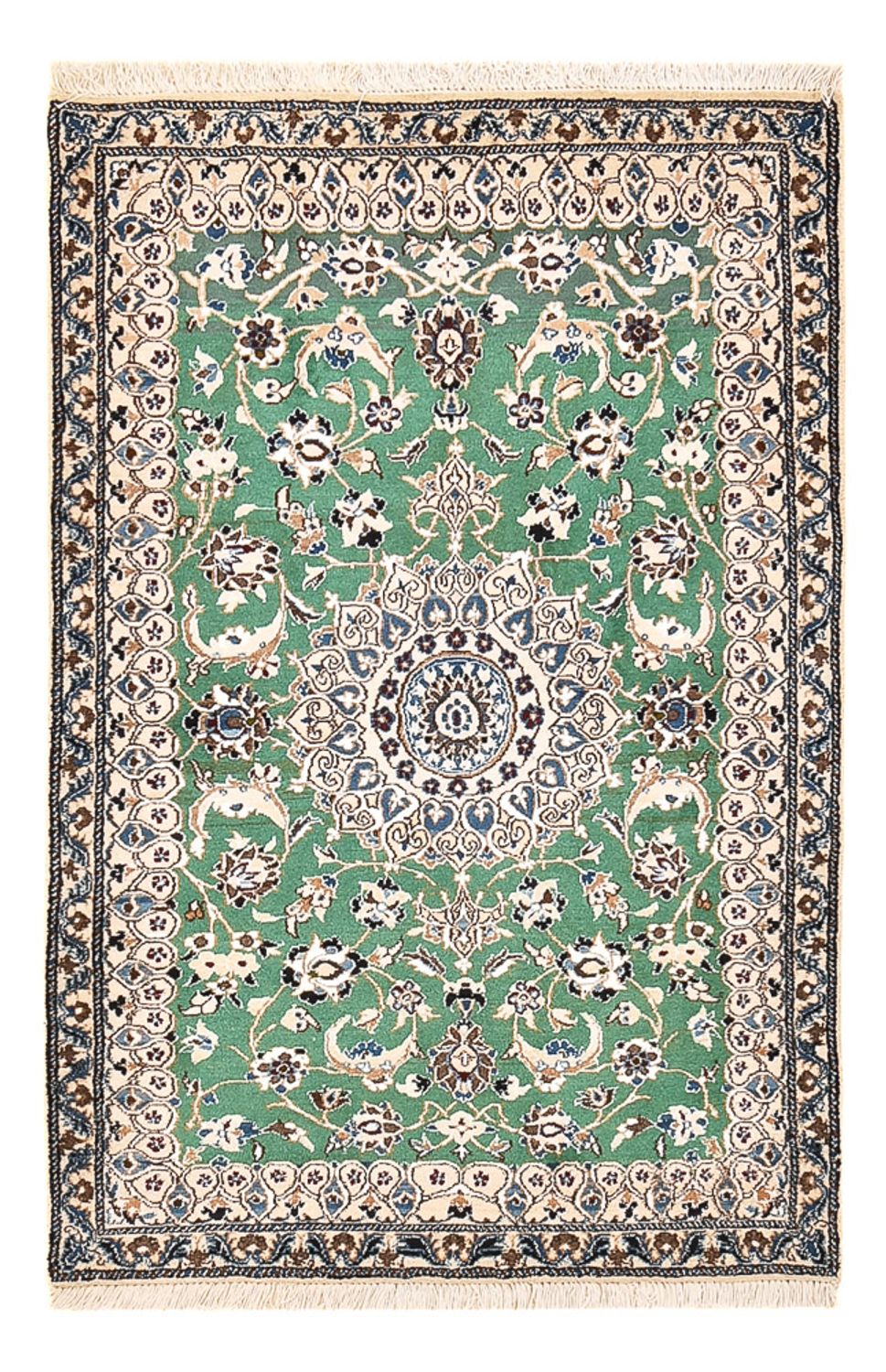Perser Rug - Nain - Royal - 140 x 87 cm - green