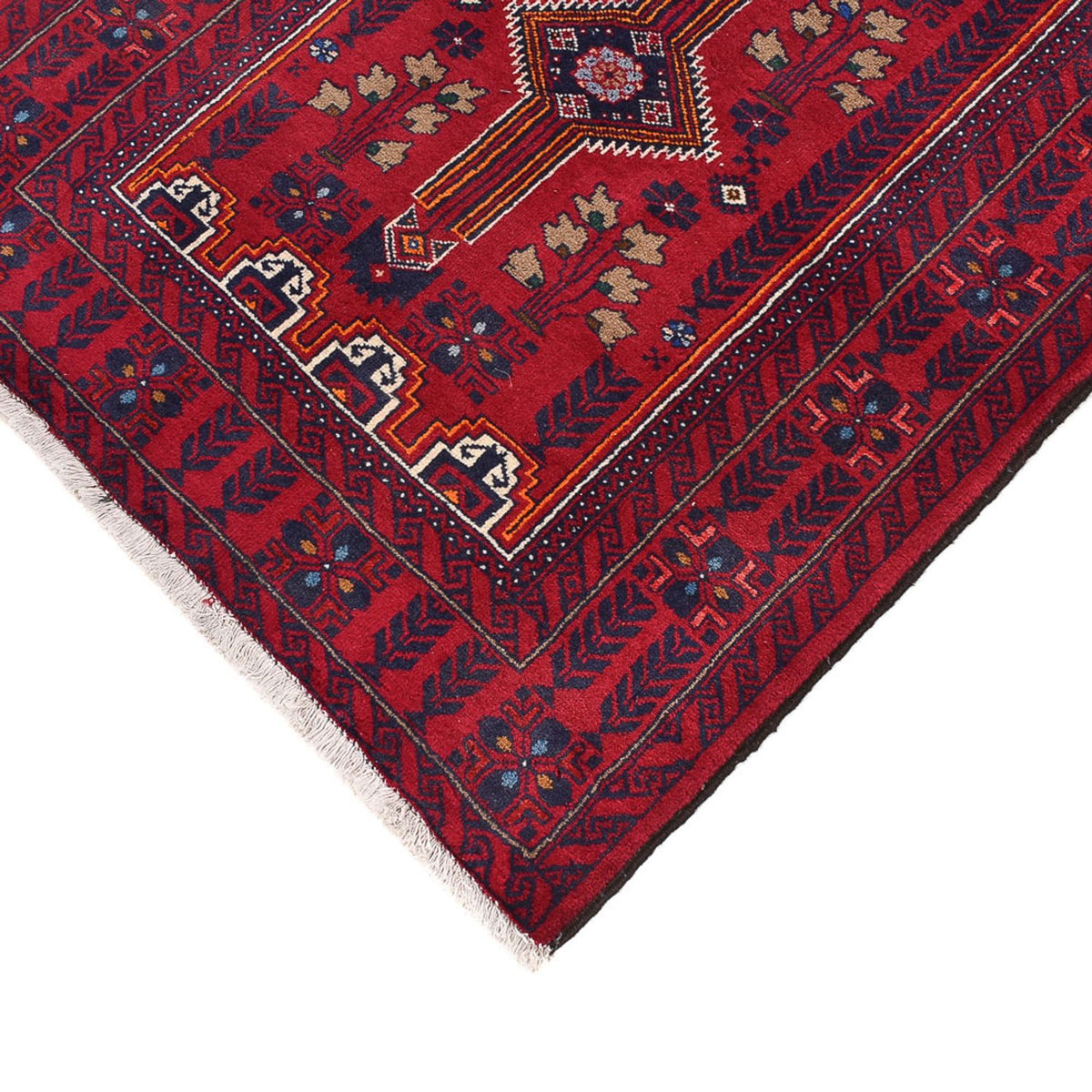 Runner Belutsch Rug - 416 x 100 cm - red