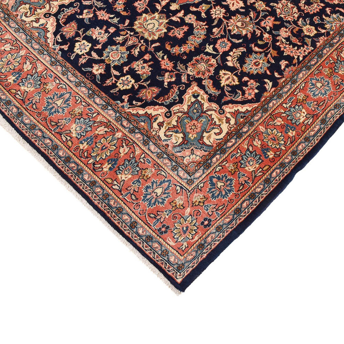 Perser Rug - Keshan - 234 x 143 cm - dark blue
