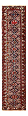 Runner Perser Rug - Nomadic - 388 x 92 cm - bordeaux red