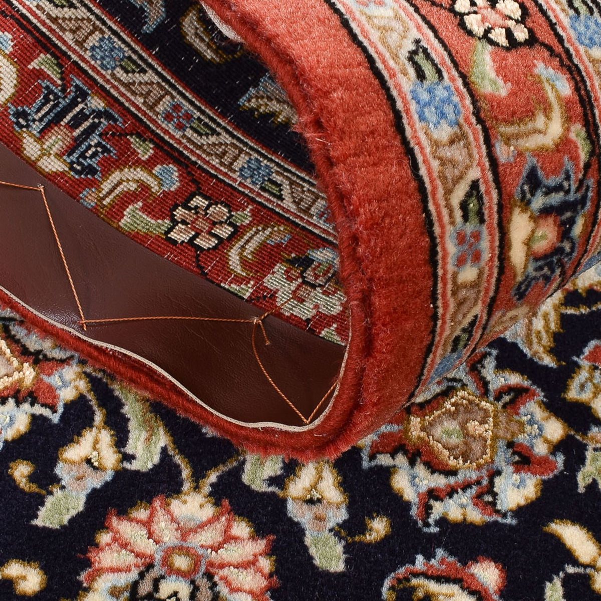 Runner Perser Rug - Ghom - Royal - 197 x 54 cm - dark beige