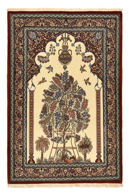 Perser Rug - Ghom - Royal - 200 x 136 cm - light beige