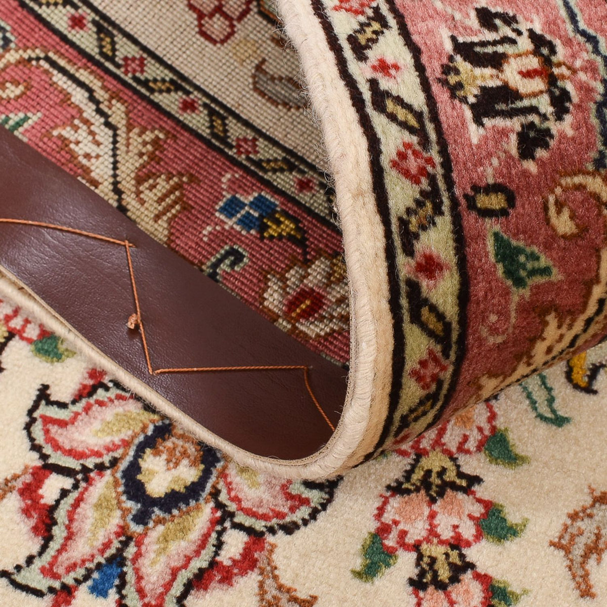 Runner Perser Rug - Tabriz - Royal - 286 x 70 cm - beige