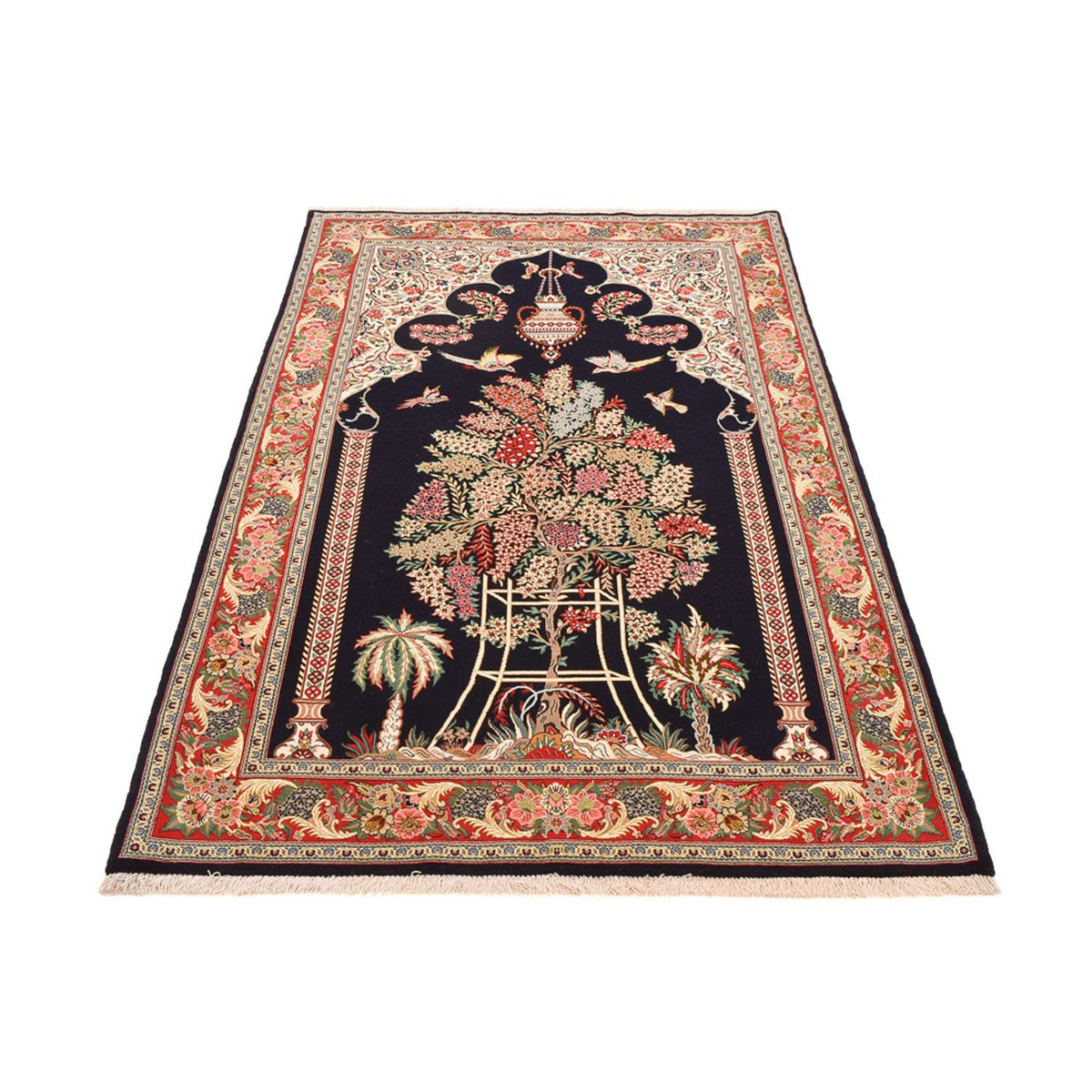 Perser Rug - Ghom - Royal - 218 x 135 cm - dark blue