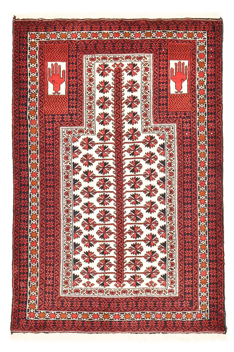 Belutsch Rug - 143 x 99 cm - multicolored