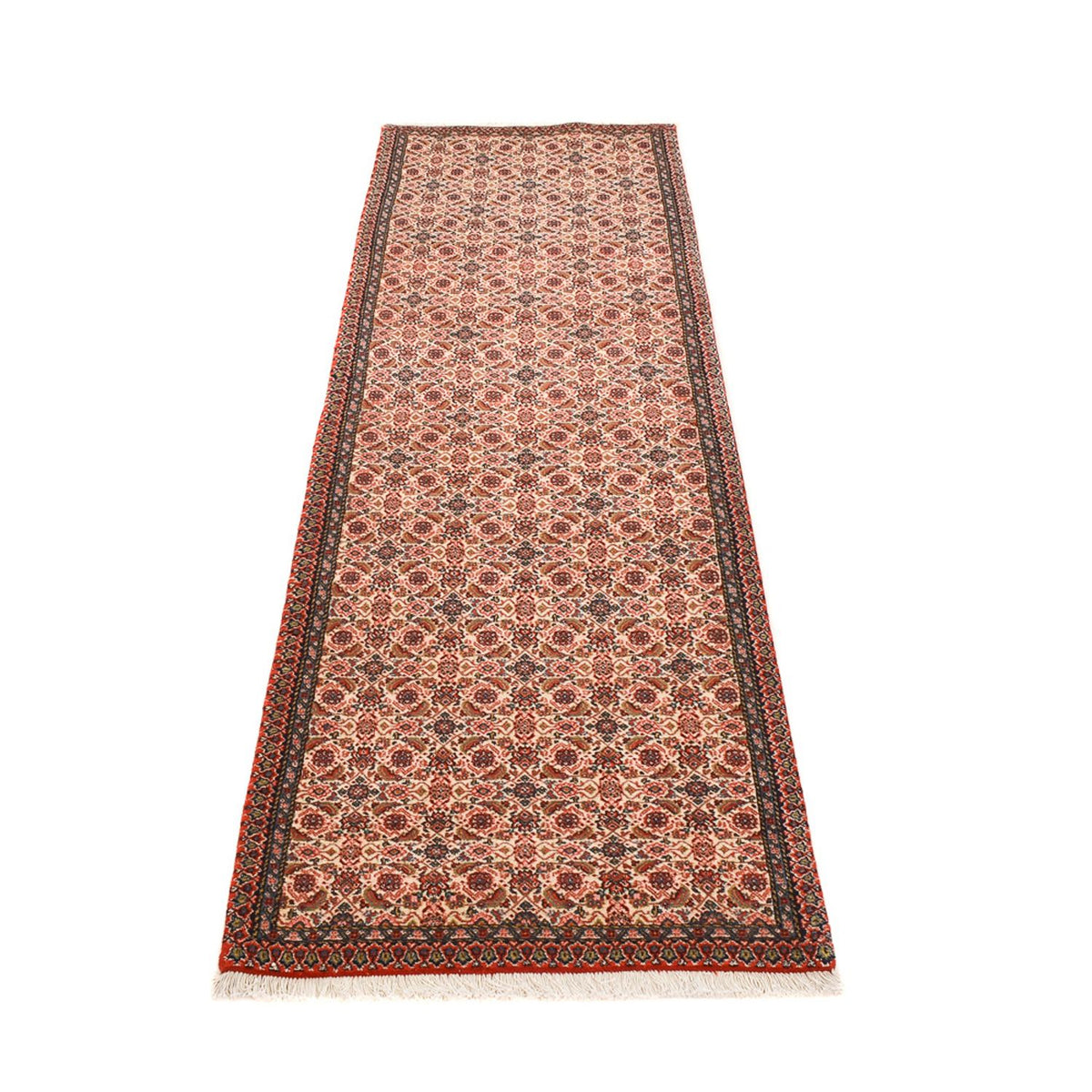 Runner Perser Rug - Tabriz - 282 x 83 cm - light red