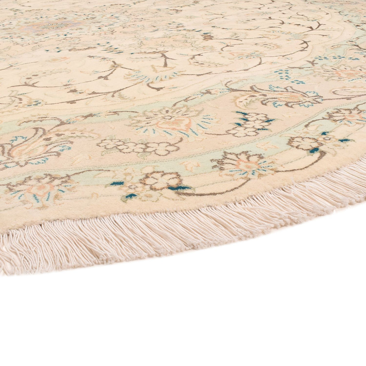 Perser Rug - Tabriz - Premium round  - 200 x 200 cm - sand