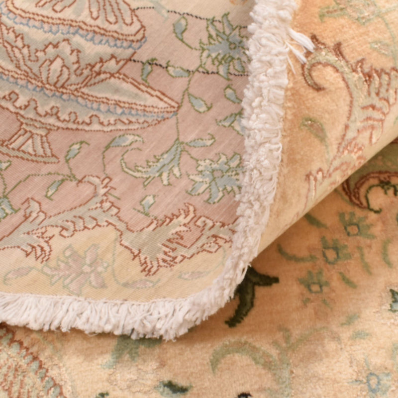 Perser Rug - Tabriz - Royal round  - 200 x 200 cm - beige