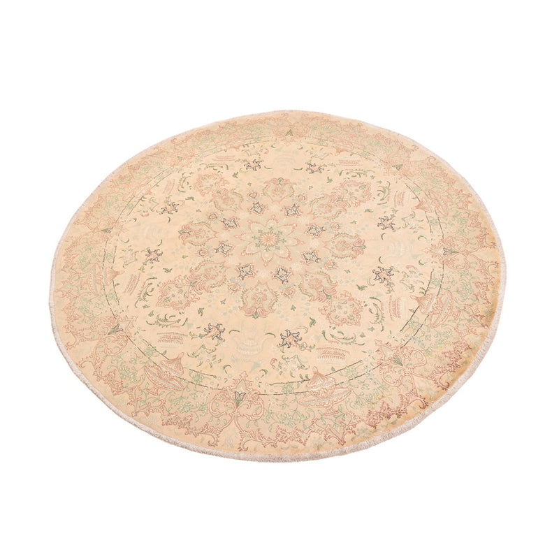 Perser Rug - Tabriz - Royal round  - 200 x 200 cm - beige
