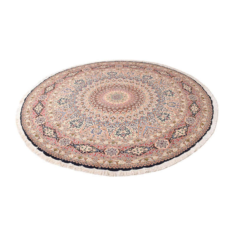 Perser Rug - Tabriz - Royal round  - 250 x 250 cm - light red