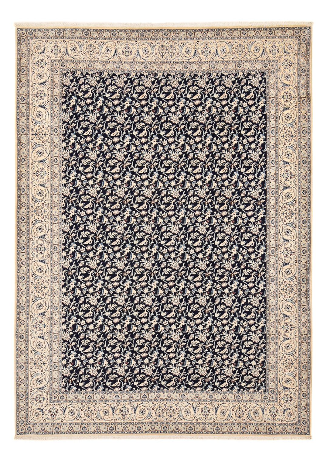 Perser Rug - Nain - Premium - 351 x 253 cm - dark blue
