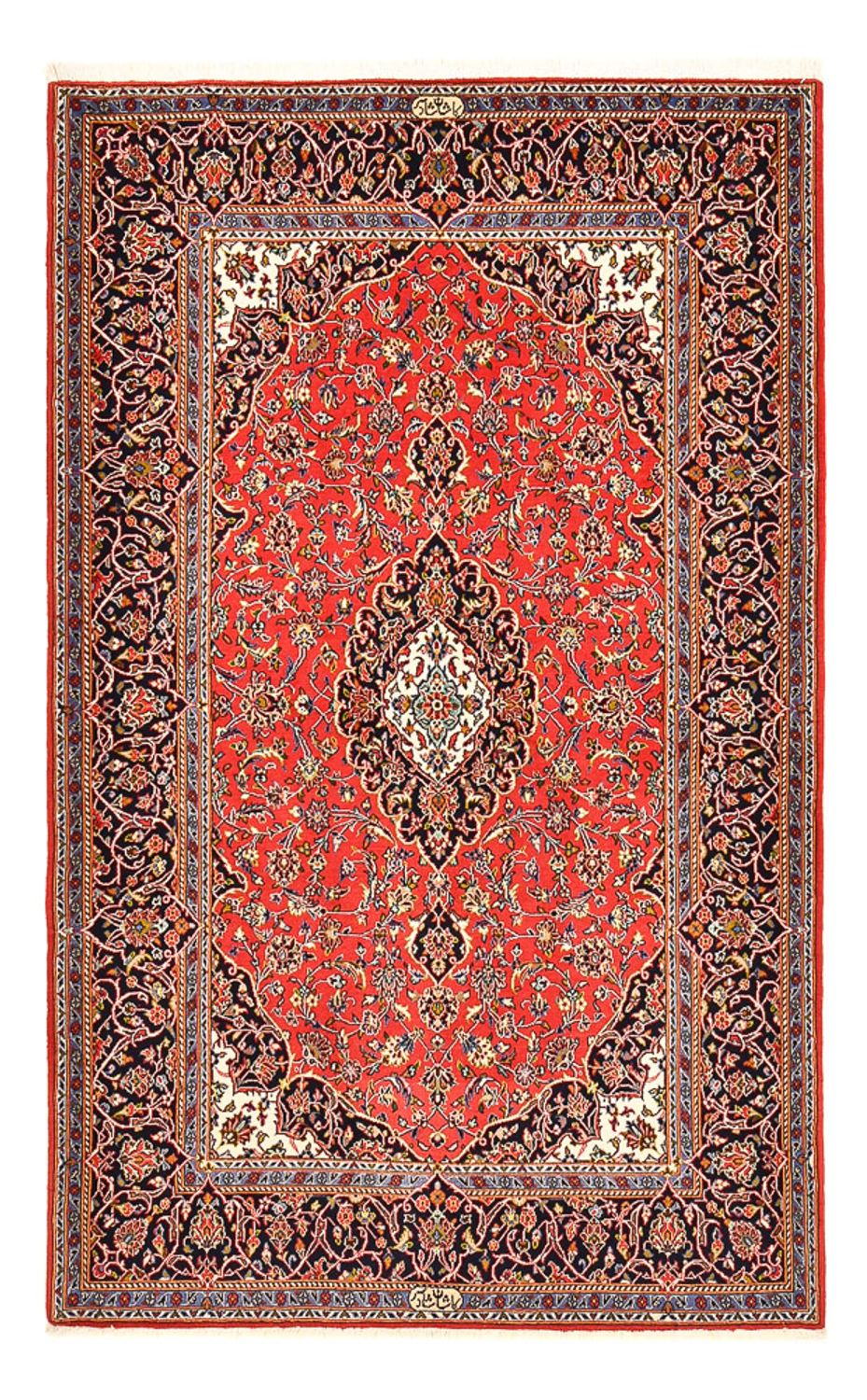 Perser Rug - Keshan - 225 x 141 cm - red