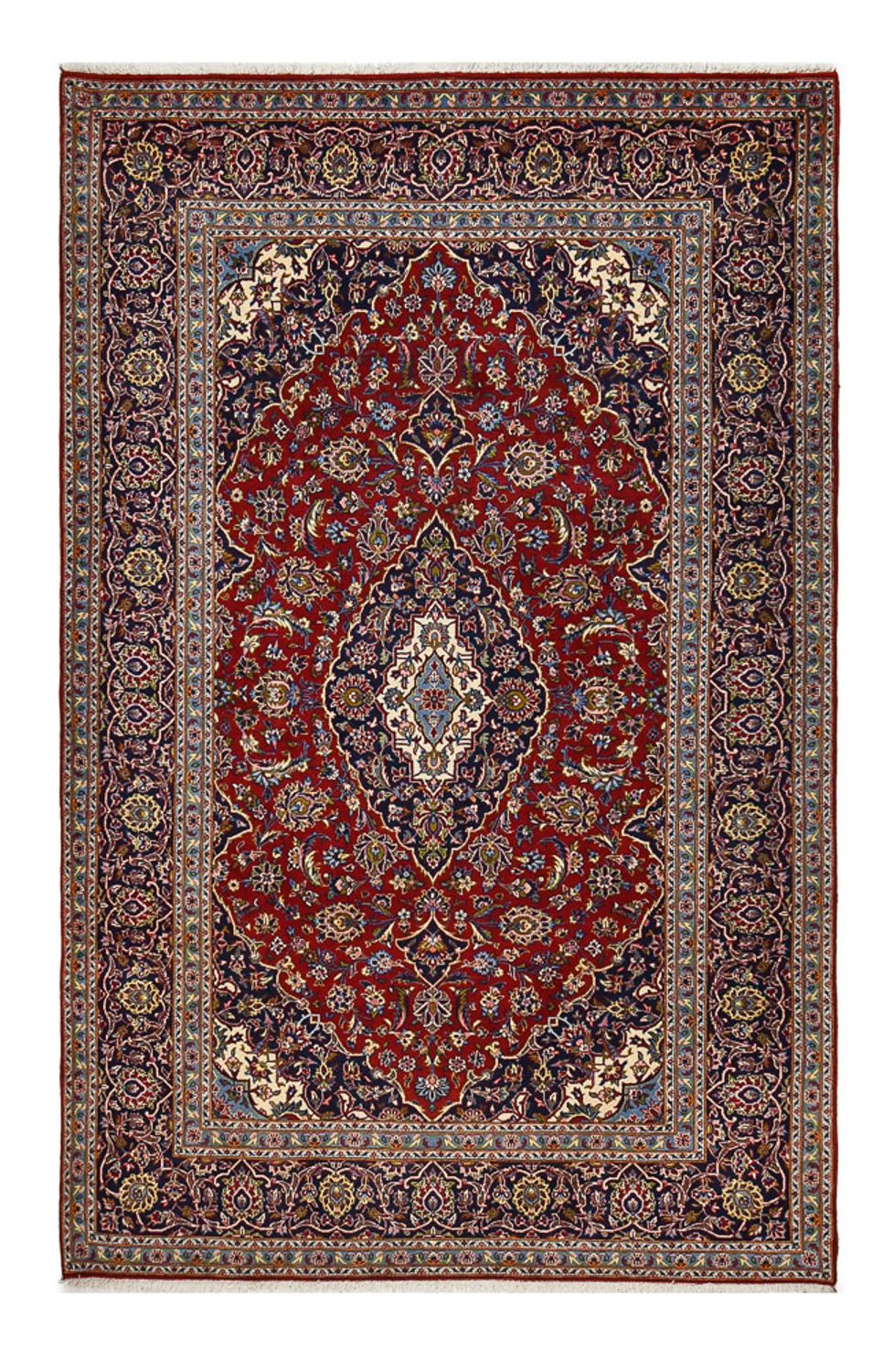 Perser Rug - Keshan - 320 x 208 cm - red