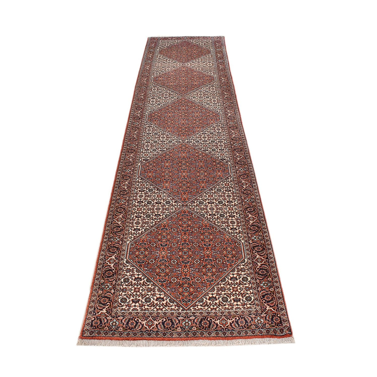 Runner Perser Rug - Bidjar - 377 x 83 cm - rust
