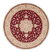 Perser Rug - Tabriz - Royal round  - 245 x 245 cm - red